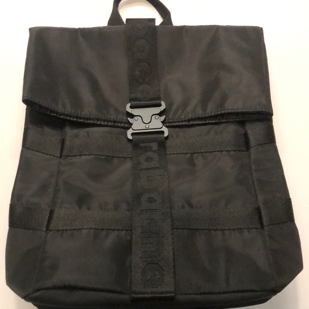 Paco Rabanne Phantom Black Backpack Bag with Unique Buckle